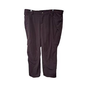 Duluth Trading Co. Womens Lightweight Cargo Pants Size 20 X 31 Brown Durable Str